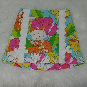 Nwt Girls Lilly Pulitzer paint-by-numbers skorts